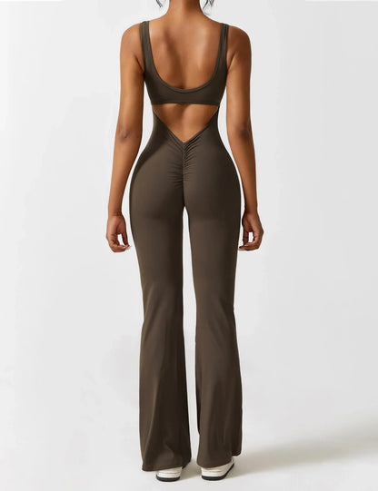 Empiriya™ - V-Back Flared Jumpsuit